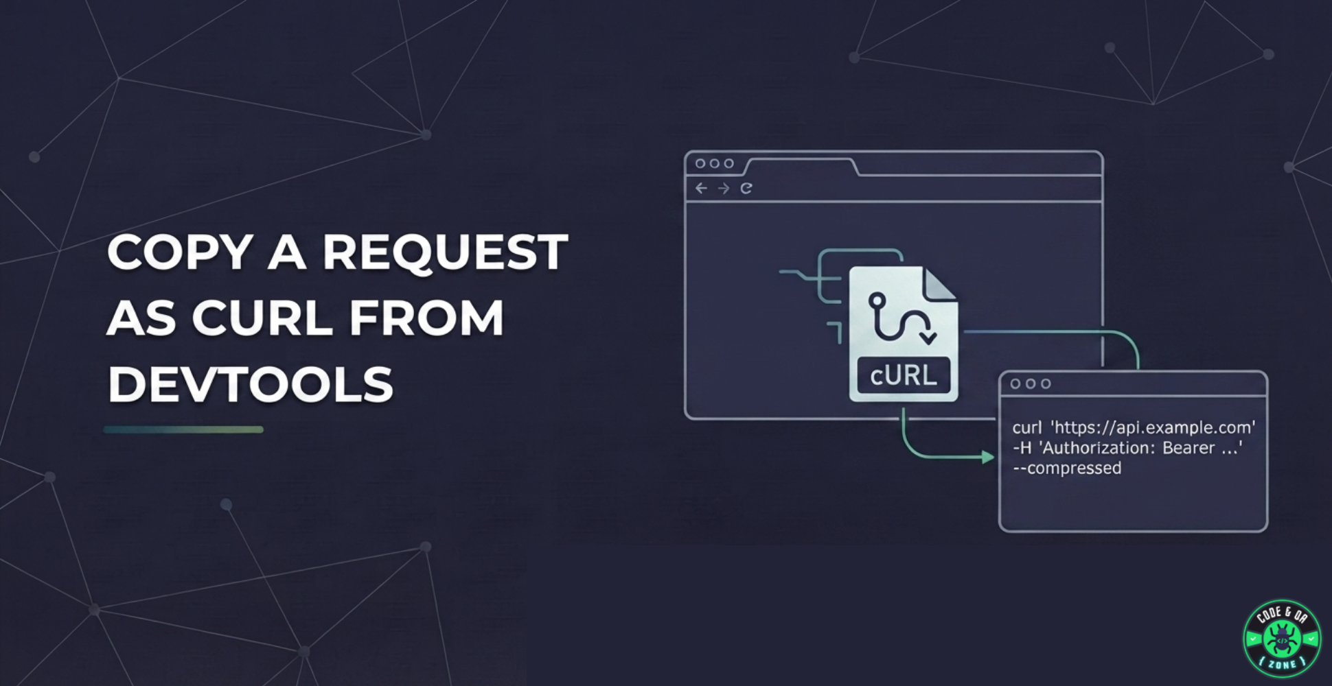 How to Copy a Request as cURL from DevTools