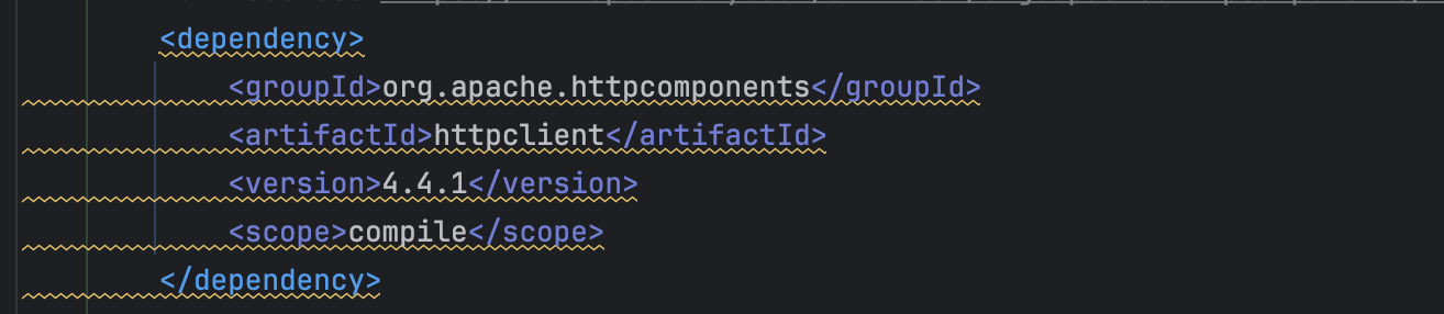 dependency issue