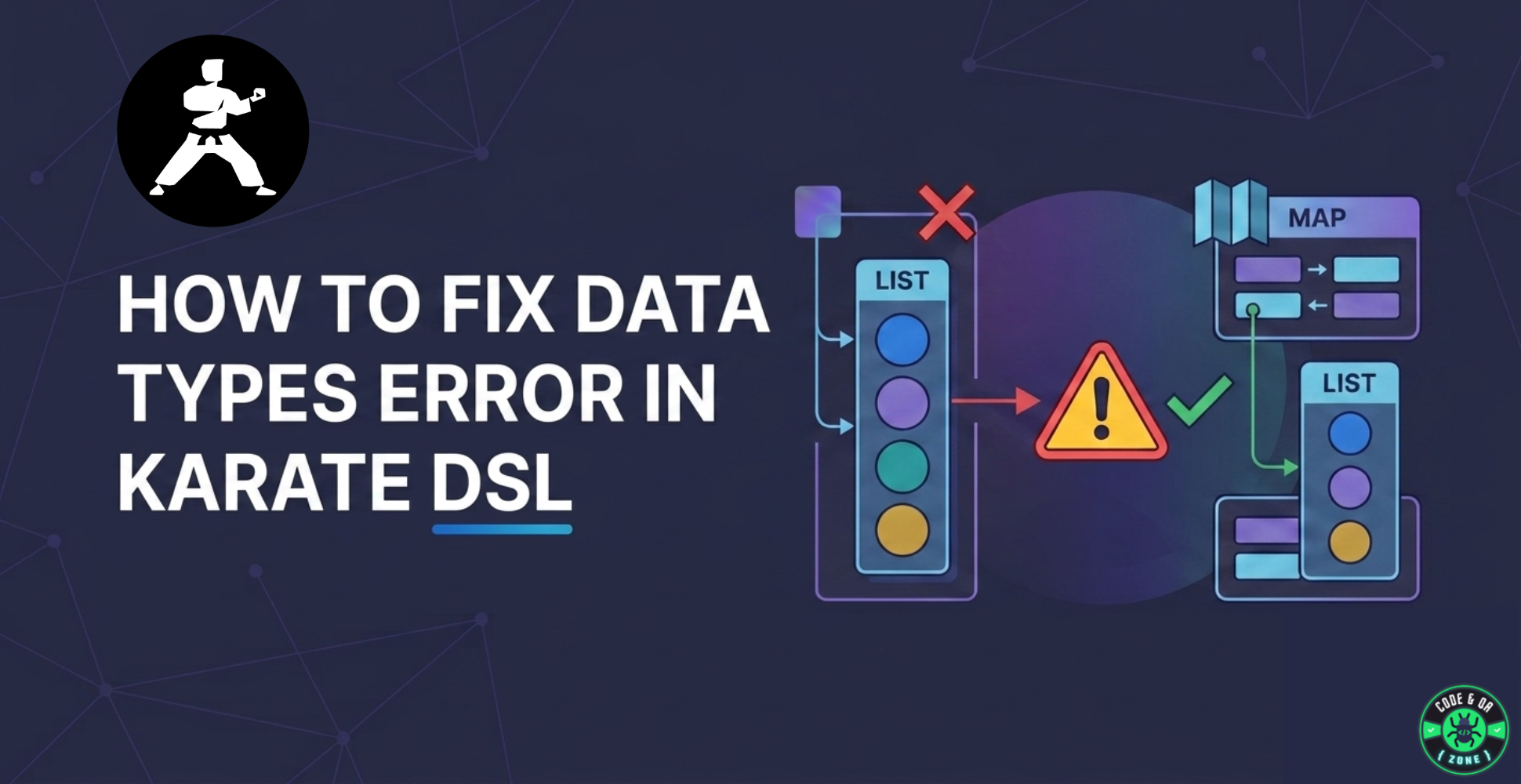 How to Fix data types don't match (LIST:MAP) Error in Karate DSL