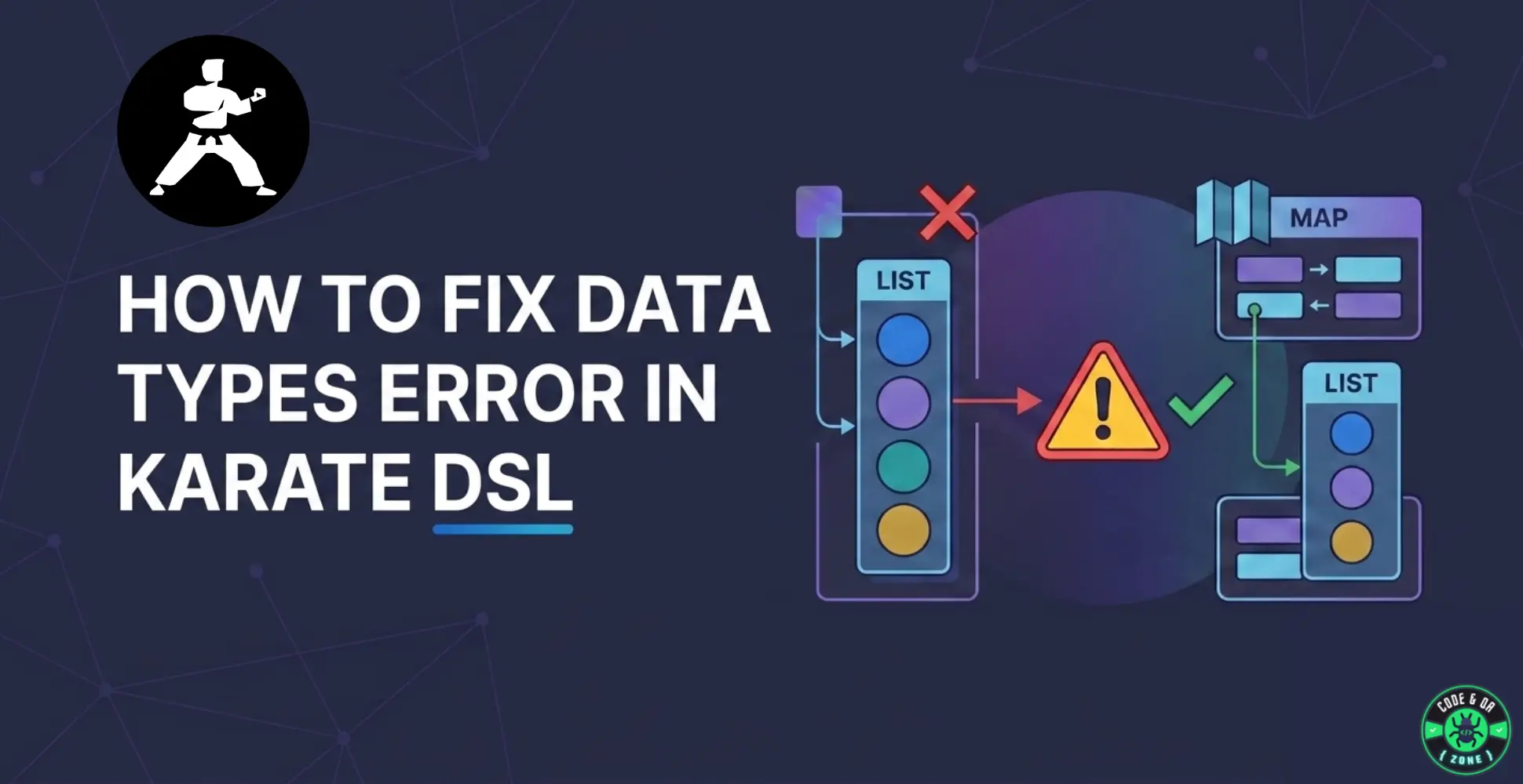 How to Fix data types don't match (LIST:MAP) Error in Karate DSL