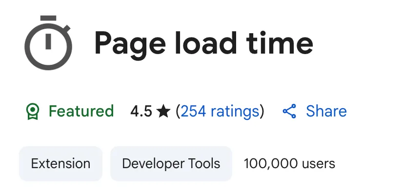 Page Load Time