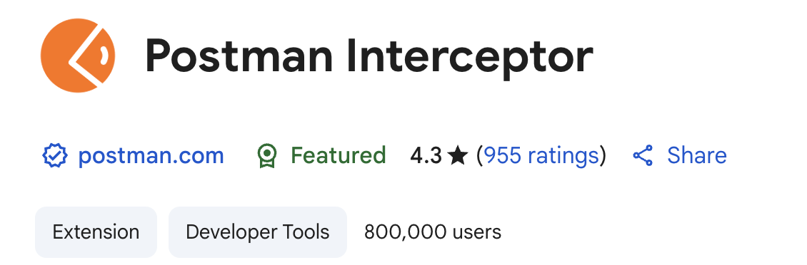 Postman Interceptor